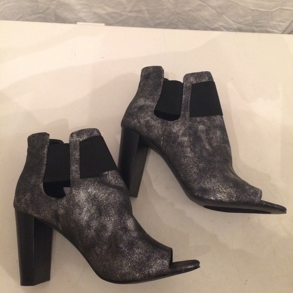 Kaari Blue "Jade" pewter ankle boots 10M NEW - Picture 4 of 8